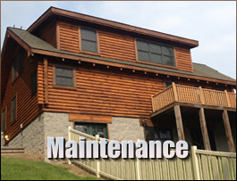  Staley, North Carolina Log Home Maintenance